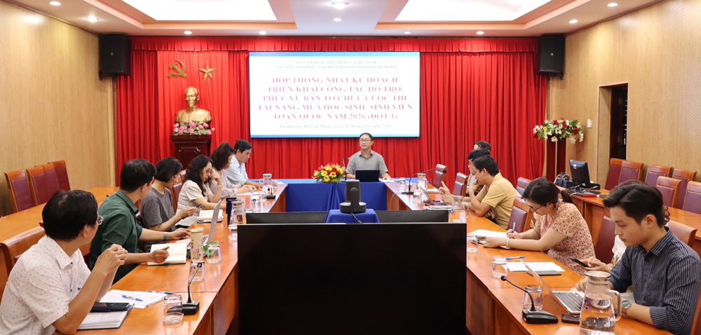 Trường Đại học Văn hóa TP.HCM phối hợp chuẩn bị Cuộc thi Tài năng Múa học sinh, sinh viên toàn quốc năm 2026 - Đợt 1