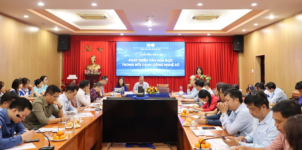 Lan tỏa văn hóa đọc trong thời đại số: Gợi mở nhiều hướng đi từ Hội thảo khoa học của Khoa Thư viện và Xuất bản
