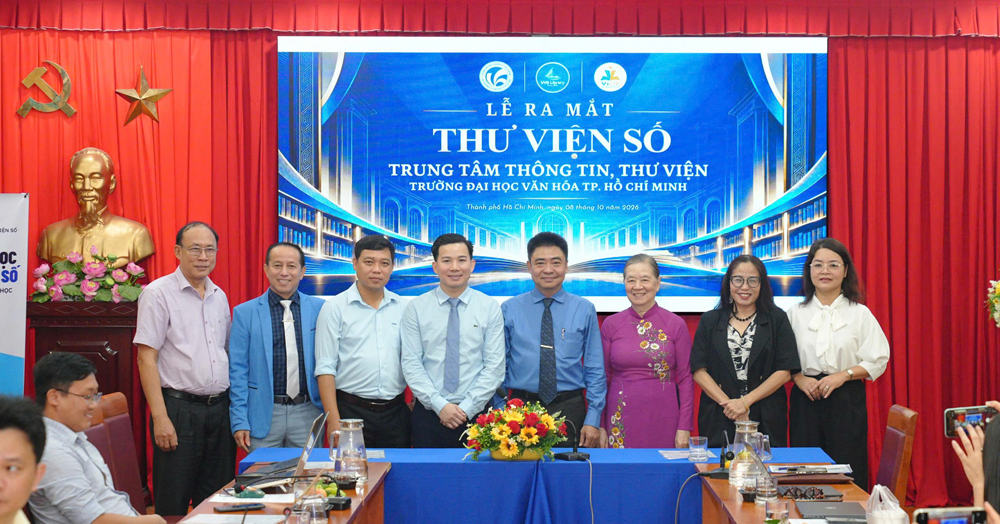 Trường Đại học Văn hóa TP. Hồ Chí Minh thúc đẩy kết nối tri thức số, mở rộng mô hình Thư viện số dùng chung