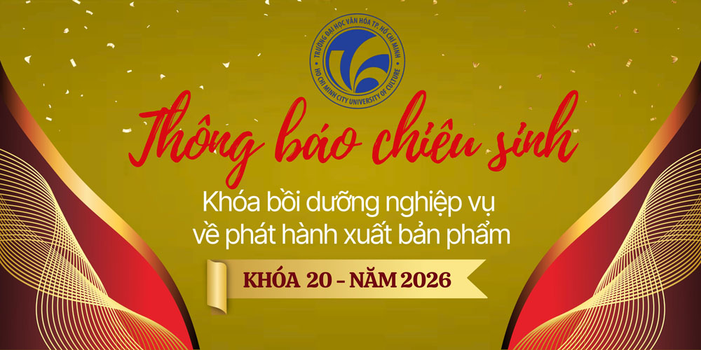 Thông báo chiêu sinh khóa bồi dưỡng nghiệp vụ về phát hành xuất bản khóa 20, năm 2026