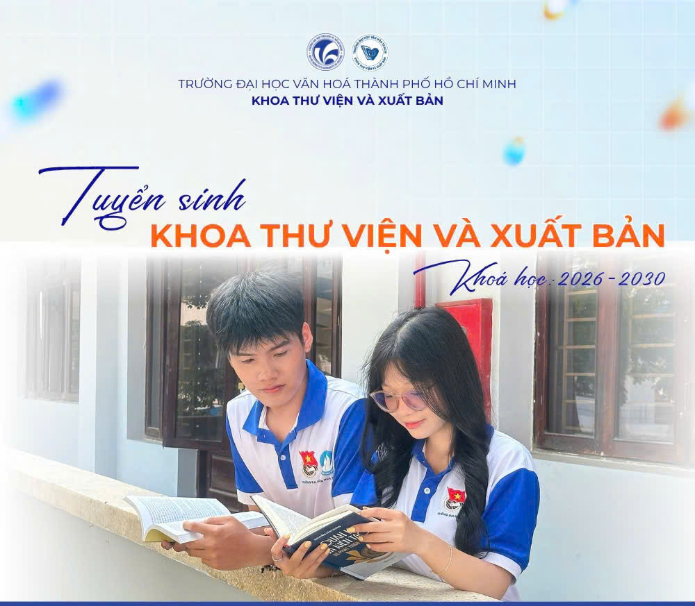 Thông tin tuyển sinh Khoa Thư viện và Xuất bản năm 2026